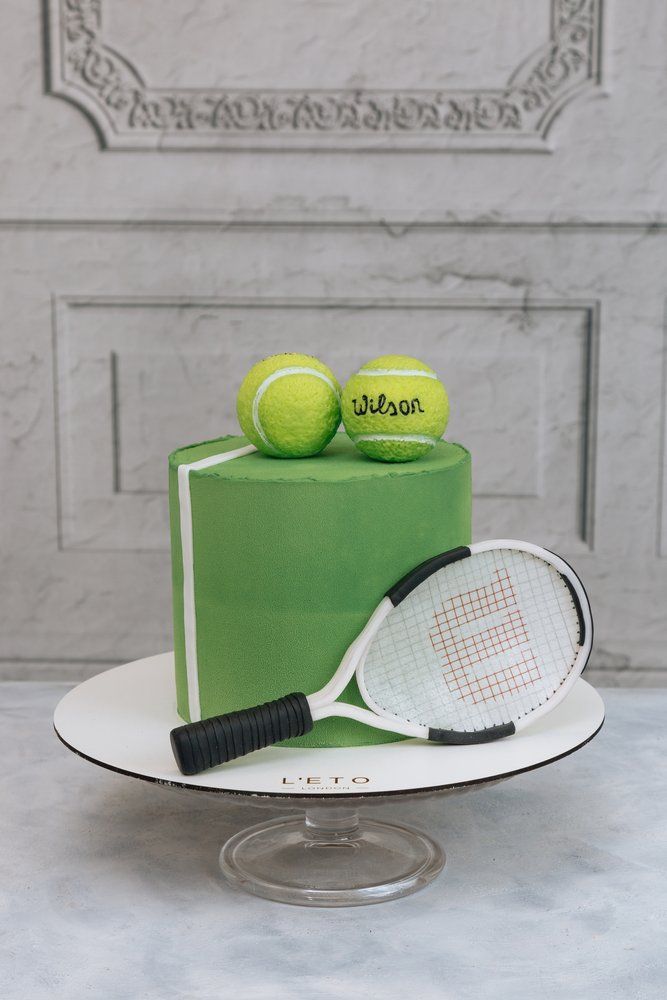 Tennis Lovers Fondant Cake 2 Kg and Card